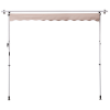 2x1.5m Adjustable Outdoor Aluminium Frame Awning - Image 8
