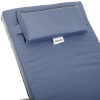 Garden Rattan Furniture 3 PC Sun Lounger Recliner Set & Side Table Patio Wicker - Image 8