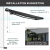 Cassette Electric Motorised Manual Awning Door Window Retractable Sunshade - Image 8