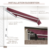 Manual Retractable Awning, size (4m x 3m) - Image 8