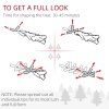 HOMCOM 6' Artificial Christmas Tree with Flocked Tips, LED Lights, Decoration - Image 8