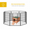 Wooden Rabbit Hutch Bunny Cage Guinea Pig House Pet Habitat Small Animals - Image 8