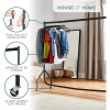 Superior Heavy Duty 5FT Long x 5FT Tall Clothes Rail In Black - Image 6