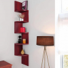 5 Tier Floating Corner Shelf-Rustic Brown - Image 6