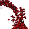 150cm Luxury Christmas Red Berry Floristry Garland - Image 3
