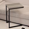 C Shaped Side Table Black Powder Coating - Image 2