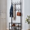 Multi Functional Coat Rack and stand With Shoe Rack Storage Solution - Image 2