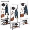 Multi Functional Coat Rack and stand With Shoe Rack Storage Solution - Image 3