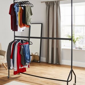 Two tier quality heavy duty Clothes Rail