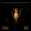 10Pack E27 LED Edison Dimmable Vintage Amber Glass Warm white 2700K Light Bulb - Image 8