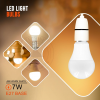 E27 7W Energy Saving Warm White LED Light Bulbs A60 E27 Screw-in non dimmable bulbs - Image 2