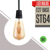 10Pack E27 LED Edison Dimmable Vintage Amber Glass Warm white 2700K Light Bulb - Image 5