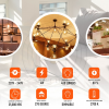 10Pack E27 LED Edison Dimmable Vintage Amber Glass Warm white 2700K Light Bulbs - Image 4