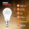 B22 18W Energy Saving Warm White LED Light Bulbs A60 B22 Screw-in non dimmable bulbs - Image 3