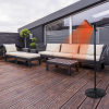 Debonair Adustable Height Indoor & Outdoor Use Waterproof Patio Heater - Quartz - Image 5