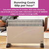 Neo Free Standing Radiator Convector Heater � 3 Heat Settings - Image 2