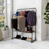 Double Clothes Rail in Black - Image 2