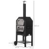 Stainless Steel 2-Tier Outdoor Charcoal Pizza Oven - Image 5