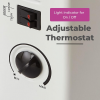Neo Free Standing Radiator Convector Heater � 3 Heat Settings - Image 4