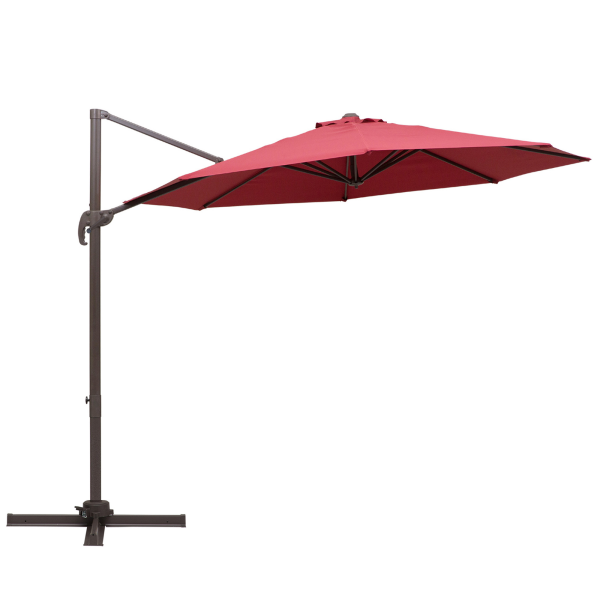 3m Cantilever Aluminium Frame Outdoor Garden Parasol