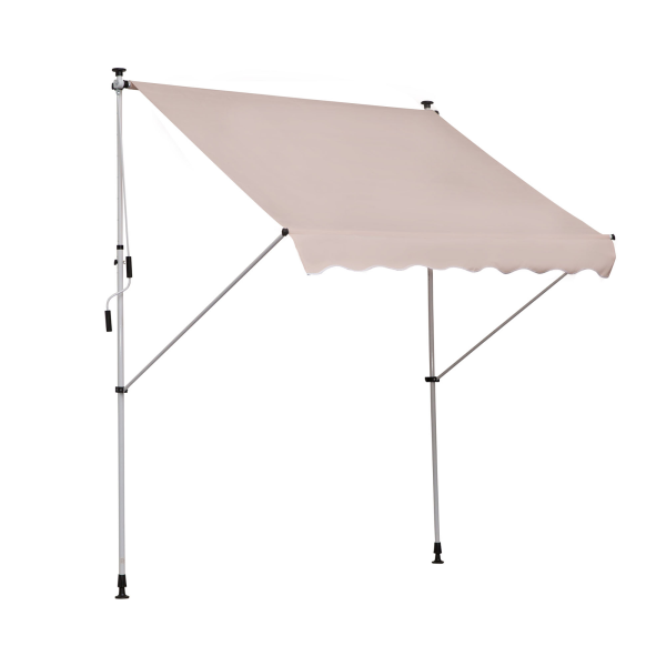 2x1.5m Adjustable Outdoor Aluminium Frame Awning