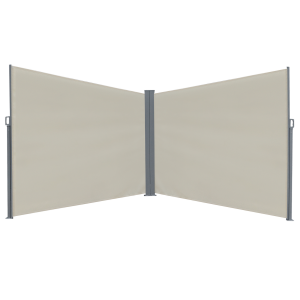 Retractable Double Side Awning Folding Privacy Wall Corner Divider Wind Screen
