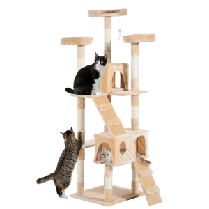 Cat Tree Kitty Activity Play Center Scratching Scratcher House Furniture 170CM