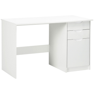 Computer ,Workstation White w/ Drawers Home Office