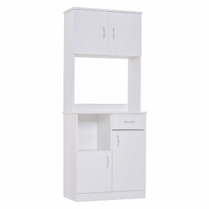 Kitchen Cabinet Storage W/Particle Board, 71W x 41D x 178Hcm-White Oak