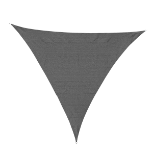 Triangle Sun Shade Sail 5x5x5m HDPE UV Block Charcoal