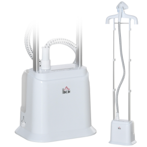 Upright Garment Clothes Steamer, 45s Fast Heat-up, 1.7L Tank White w/