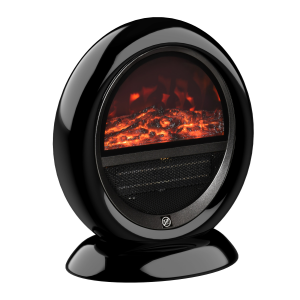 Free standing Electric Fireplace Heater Rotatable Head Overheating Protection