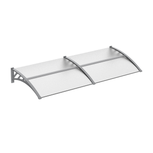 Door Canopy Awning Outdoor Window Rain Shelter Cover Clear
