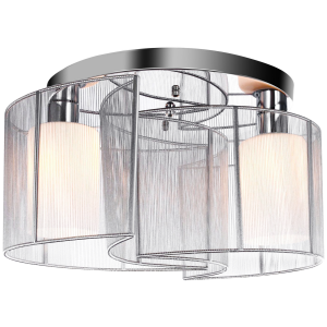 Modern Design Mini Style Flush Mount Ceiling Light with Flush Metal White