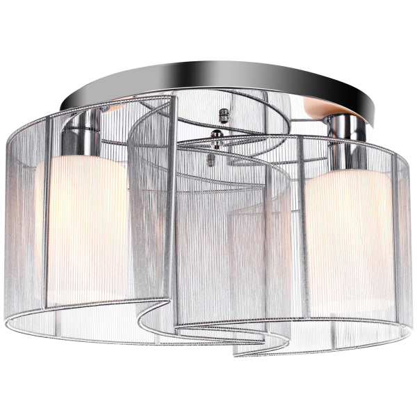 Modern Design Mini Style Flush Mount Ceiling Light with Flush Metal White