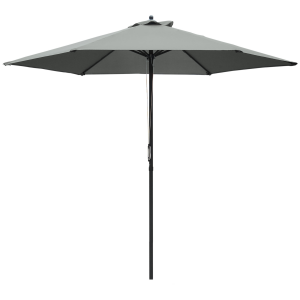 2.8m Umbrella Parasol Dark Grey BASE NOT INCLUDED