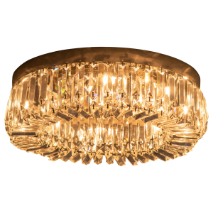 Crystal Ceiling Light Chandeliers Stainless Steel Pendant Silver