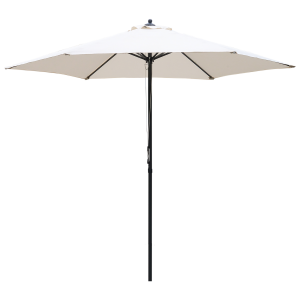 2.8m Patio Umbrella Parasol Outdoor Table Umbrella 6 Ribs Manual Push