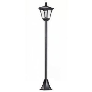 Outsunny Solar Powered Lamp Post, IP44, 18Lx18Wx160H cm-Black