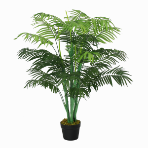 Artificial Palm Tree 18 Leaves with Nursery Pot, Fake Tropical Tree 125cm