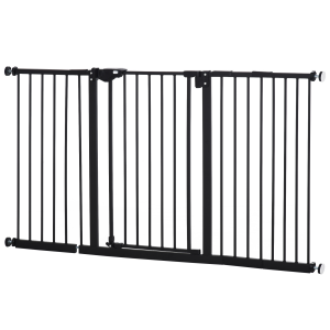 Adjustable Safety Gate 3 Extensions and Four Adjustable Screws, Pawhut