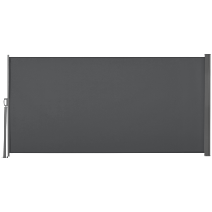 3x1.6M Retractable Side Awning Screen Fence Patio Privacy Divider Grey