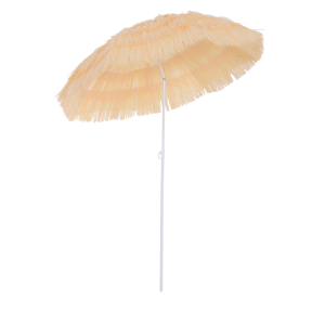 Patio Hawaii Beach Sun Umbrella Sunshade Hawaiian Folding Tilting Parasol