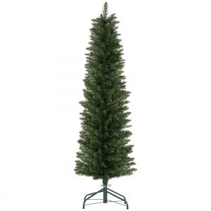 HOMCOM 5 Foot Artificial Pencil Christmas Tree with Branches