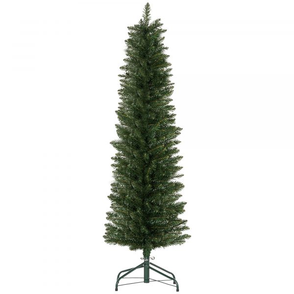 HOMCOM 5 Foot Artificial Pencil Christmas Tree with Branches