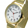Ravel Mens Bold Number White Dial Gold Expander Bracelet Watch R0232.12.1 - Image 3