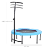40'' Kids Mini Trampoline, Adult Rebounder Jumper w/ Handle Fitness HOMCOM - Image 3