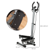 HOMCOM Adjustable Twist Stepper Step Machine For Home Gym Aerobic Workout - Image 3