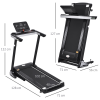 500W Motorised Treadmill 1-12km/h Folding Frame Wheels Preset Programs HOMCOM - Image 3