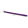 HOMCOM Balance Beam Trainer Fold Performance Gymnastics Suede Purple 2.4M Home - Image 3